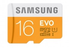 SAMSUNG microSD 16GB Evo UHS-I:1 MB-MP16DA/EU + SD adapter Memória kártya / Pendrive - MicroSD / MicroSDHC kártya - 302752