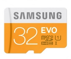 SAMSUNG microSD 32GB Evo UHS-I:1 MB-MP32DA/EU + SD adapter Memória kártya / Pendrive - MicroSD / MicroSDHC kártya - 302756