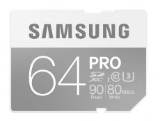 SAMSUNG SDXC 64GB Pro Class 10 UHS-1 U3 MB-SG64E/EU memóriakártya Memória kártya / Pendrive - SD / SDHC / SDXC kártya - 302764