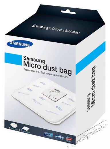 SAMSUNG VCA-VP78MF porzsák Háztartás / Otthon / Kültér - Porszívó / takarítógép - Porzsák / portartály - 306555