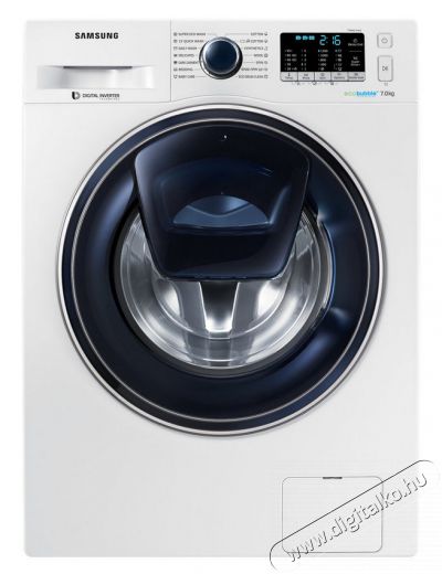 SAMSUNG WW70K52109W/LE elöltöltős mosógép Háztartás / Otthon / Kültér - Mosógép / szárítógép - Elöltöltős keskeny (45cm-ig) mosógép - 326405