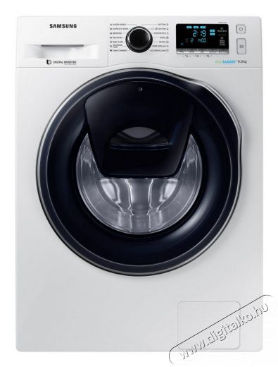 SAMSUNG WW90K6414QW/LE elöltöltős mosógép Háztartás / Otthon / Kültér - Mosógép / szárítógép - Elöltöltős normál (60cm-ig) mosógép - 339498