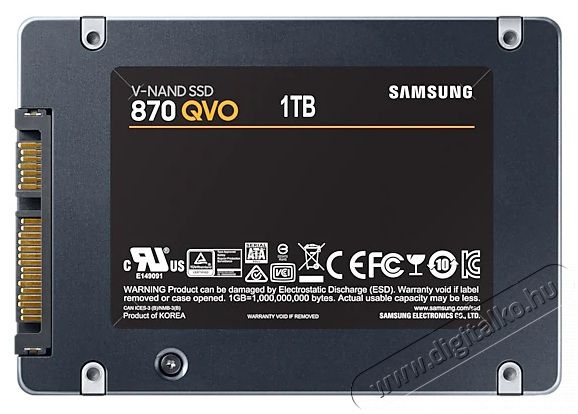 SAMSUNG 1000GB SATA3 2,5 870 QVO (MZ-77Q1T0BW) SSD Iroda és számítástechnika - 0Adattároló / merevlemez - SSD - 369772