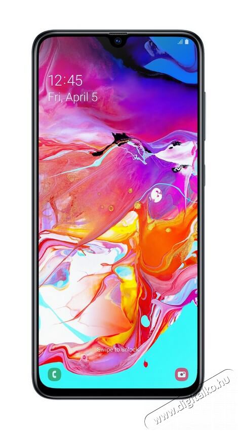 SAMSUNG Galaxy A70 128GB Dual SIM (SM-A705FZKUXEH) okostelefon - fekete Egyéb - Nem forgalmazzuk ! - 350229