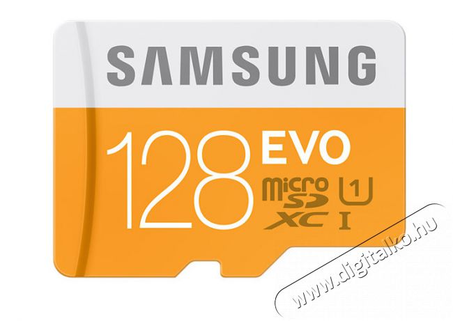SAMSUNG microSD 128GB Evo Pro UHS-I:1 MB-MP128DA/EU + SD adapter Memória kártya / Pendrive - MicroSD / MicroSDHC kártya - 302748