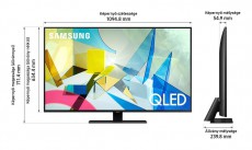 SAMSUNG QE49Q80TATXXH Ultra HD Smart QLED televízió Televíziók - LED televízió - UHD 4K felbontású - 359743