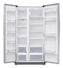SAMSUNG RS54N3013SA/EO No Frost Side by Side hűtőszekrény Konyhai termékek - Hűtő, fagyasztó (szabadonálló) - Amerikai típusú Side By Side hűtő - 341269