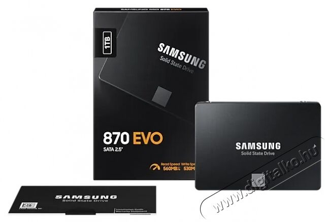 SAMSUNG 1000GB SATA3 2,5 870 EVO (MZ-77E1T0B/EU) SSD Egyéb - Nem forgalmazzuk ! - 369771