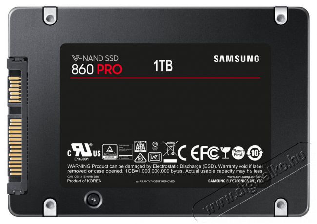 SAMSUNG 1024GB SATA3 2.5 860 PRO Basic (MZ-76P1T0B/EU) SSD Egyéb - Nem forgalmazzuk ! - 334095
