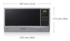 SAMSUNG ME732K/S mikrohullámú sütő Konyhai termékek - Mikrohullámú sütő - Mikrohullámú sütő (szabadonálló) - 307911