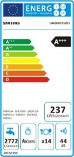 SAMSUNG DW60R7050FS/EO Beépíthető mosogatógép Konyhai termékek - Mosogatógép - Normál (60cm) beépíthető mosogatógép - 369982