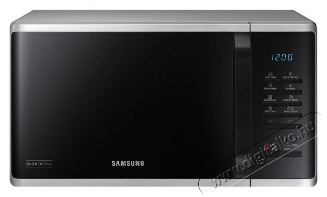 SAMSUNG MS23K3513AS/EO mikrohullámú sütő Konyhai termékek - Mikrohullámú sütő - Mikrohullámú sütő (szabadonálló) - 339131