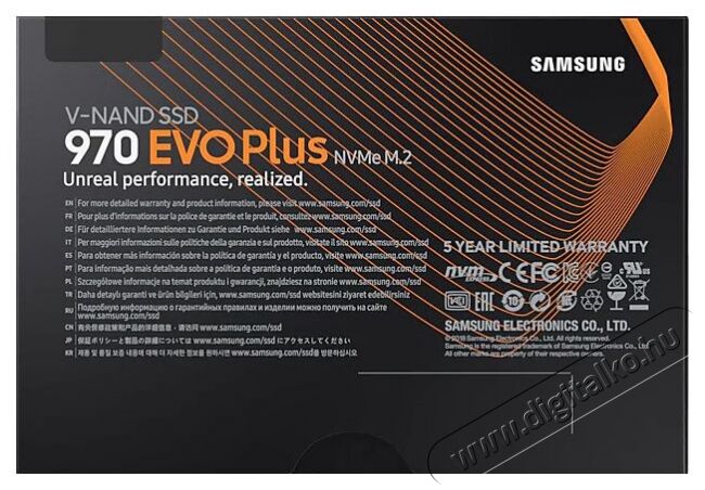 SAMSUNG 500GB NVMe 1.3 M.2 2280 970 EVO Plus (MZ-V7S500BW) SSD Egyéb - Nem forgalmazzuk ! - 369822