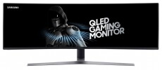 SAMSUNG 49 C49HG90DMU QLED 144Hz ívelt kijelzős gamer monitor Iroda és számítástechnika - Monitor - 21:9 Ultrawide monitor - 339642