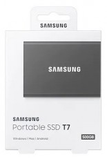 SAMSUNG 500GB USB 3.2 (MU-PC500T/WW) T7 külső SSD - szürke Egyéb - Nem forgalmazzuk ! - 369829