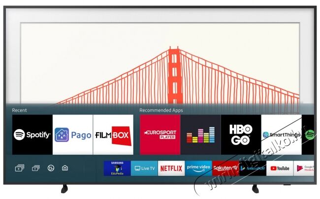 SAMSUNG QE50LS03AAUXXH Ultra HD Smart QLED Televízió Televíziók - LED televízió - UHD 4K felbontású - 370424