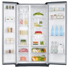 SAMSUNG RS57K4000SA/EF hűtőszekrény Konyhai termékek - Hűtő, fagyasztó (szabadonálló) - Amerikai típusú Side By Side hűtő - 306529