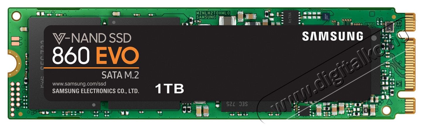 SAMSUNG 860 EVO 1000GB M.2 SATA (MZ-N6E1T0BW) SSD Iroda és számítástechnika - Adattároló / merevlemez - SSD - 334094
