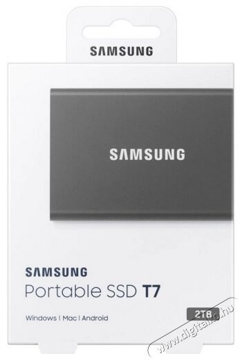 SAMSUNG 2000GB USB 3.2 (MU-PC2T0T/WW) T7 külső SSD - szürke Egyéb - Nem forgalmazzuk ! - 369787
