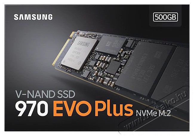 SAMSUNG 500GB NVMe 1.3 M.2 2280 970 EVO Plus (MZ-V7S500BW) SSD Iroda és számítástechnika - Adattároló / merevlemez - SSD