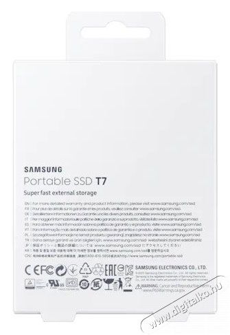 SAMSUNG 500GB USB 3.2 (MU-PC500H/WW) T7 külső SSD - kék Egyéb - Nem forgalmazzuk ! - 369825