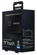 SAMSUNG 500GB USB 3.2 (MU-PC500K/WW)ujjlenyomatolvasós T7 Touch külső SSD - fekete Egyéb - Nem forgalmazzuk ! - 369826