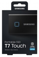 SAMSUNG 500GB USB 3.2 (MU-PC500K/WW)ujjlenyomatolvasós T7 Touch külső SSD - fekete Egyéb - Nem forgalmazzuk ! - 369826