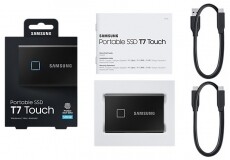 SAMSUNG 500GB USB 3.2 (MU-PC500K/WW)ujjlenyomatolvasós T7 Touch külső SSD - fekete Egyéb - Nem forgalmazzuk ! - 369826