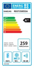 SAMSUNG RB37J5005SA/EF hűtőszekrény Konyhai termékek - Hűtő, fagyasztó (szabadonálló) - Alulfagyasztós kombinált hűtő - 294115