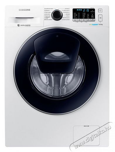 SAMSUNG WW80K5210UW/LE mosógép Háztartás / Otthon / Kültér - Mosógép / szárítógép - Elöltöltős normál (60cm-ig) mosógép - 306567