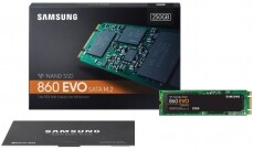 SAMSUNG 860 EVO 250GB M.2 SATA (MZ-N6E250BW) SSD Egyéb - Nem forgalmazzuk ! - 334101