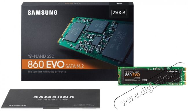 SAMSUNG 860 EVO 250GB M.2 SATA (MZ-N6E250BW) SSD Egyéb - Nem forgalmazzuk ! - 334101