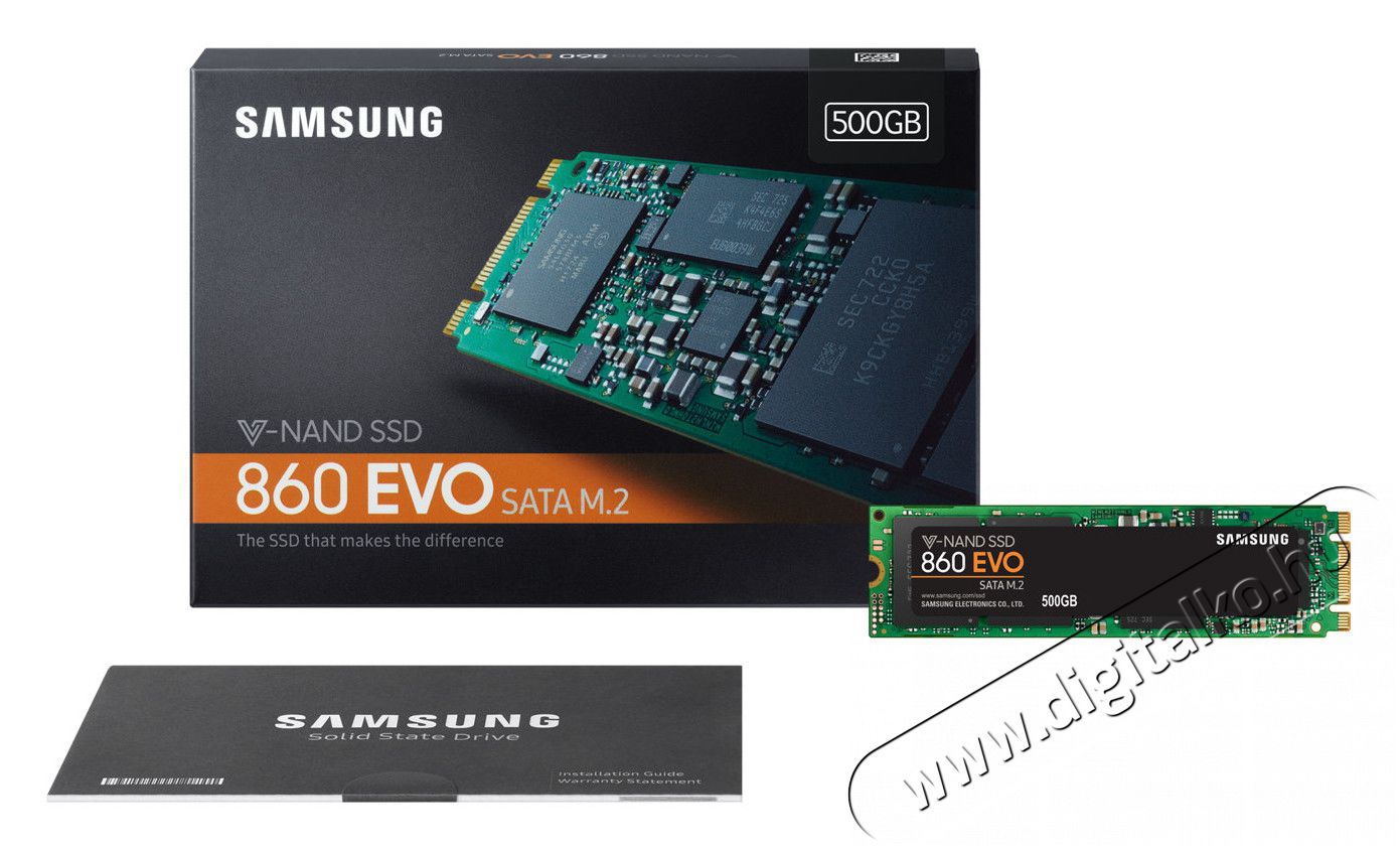 SAMSUNG 860 EVO M.2 500GB (MZ-N6E500BW) SSD Egyéb - Nem forgalmazzuk ! - 334111