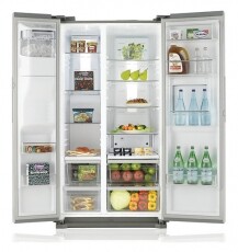 SAMSUNG RS7778FHCSR/Ef hűtőszekrény Konyhai termékek - Hűtő, fagyasztó (szabadonálló) - Amerikai típusú Side By Side hűtő - 294110