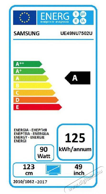 SAMSUNG UE49NU7502 4K UHD Smart Ívelt LED TV Újdonságok - Új termékek - 347390