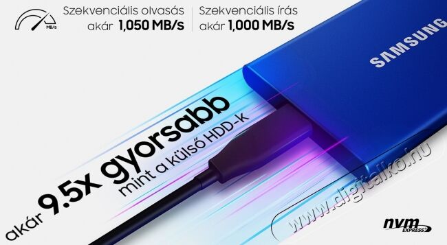 SAMSUNG 2000GB USB 3.2 (MU-PC2T0H/WW) T7 külső SSD - kék Egyéb - Nem forgalmazzuk ! - 369783