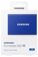 SAMSUNG 2000GB USB 3.2 (MU-PC2T0H/WW) T7 külső SSD - kék Egyéb - Nem forgalmazzuk ! - 369783