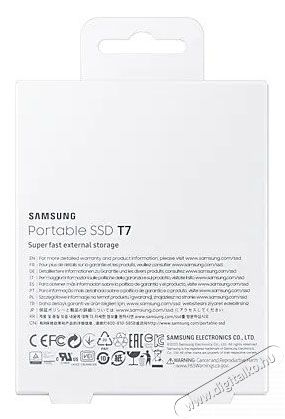 SAMSUNG 500GB USB 3.2 (MU-PC500R/WW) T7 külső SSD - piros Egyéb - Nem forgalmazzuk ! - 369827