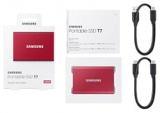 SAMSUNG 500GB USB 3.2 (MU-PC500R/WW) T7 külső SSD - piros Egyéb - Nem forgalmazzuk ! - 369827