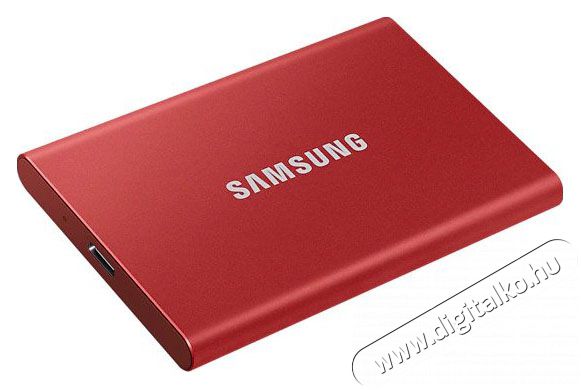 SAMSUNG 500GB USB 3.2 (MU-PC500R/WW) T7 külső SSD - piros Iroda és számítástechnika - Adattároló / merevlemez - Külső SSD