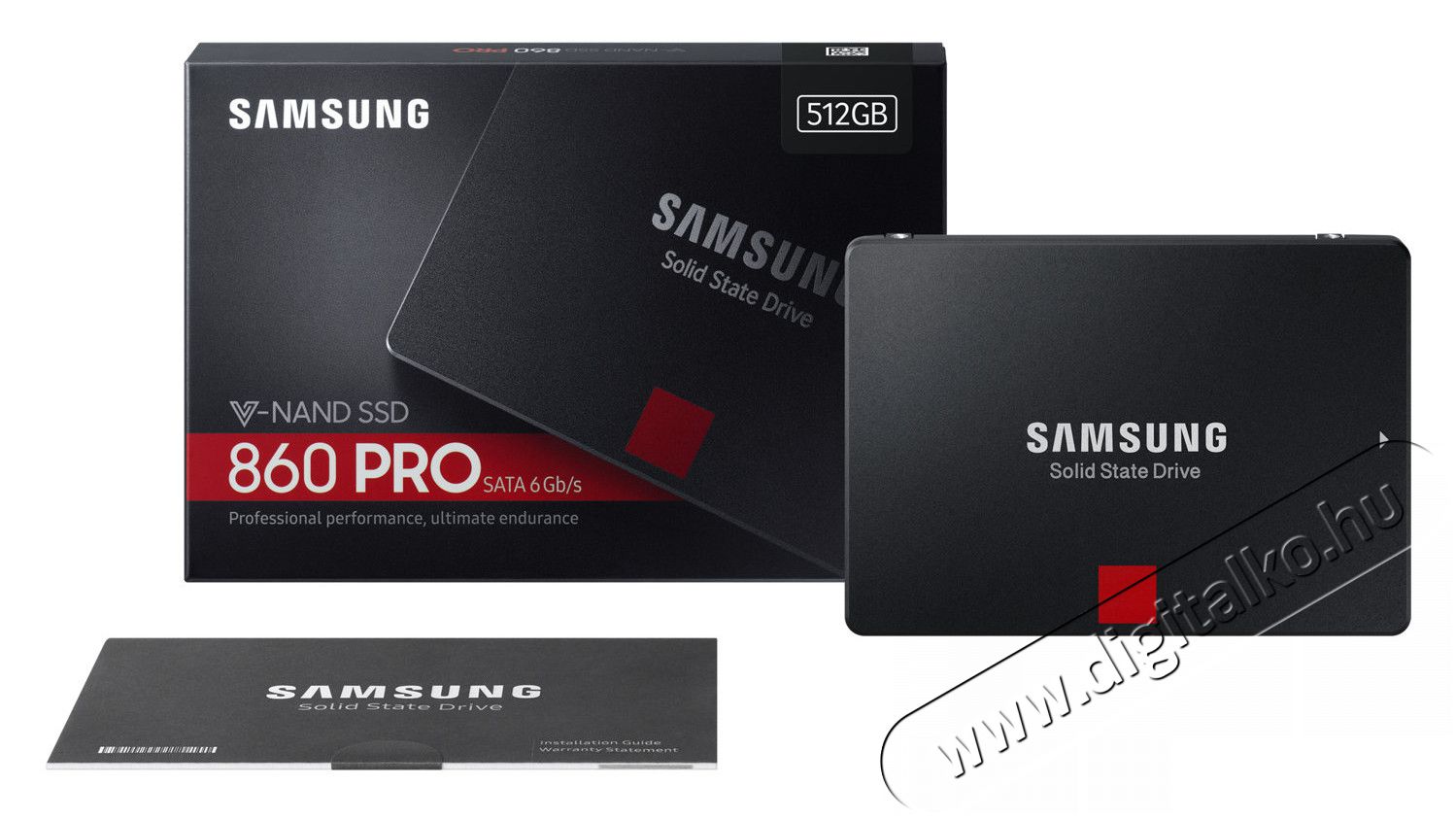 SAMSUNG 860 PRO SATA3 512GB (MZ-76P512B/EU) SSD Egyéb - Nem forgalmazzuk ! - 334112