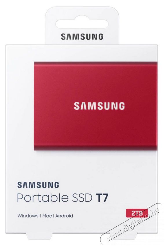 SAMSUNG 2000GB USB 3.2 (MU-PC2T0R/WW) T7 külső SSD - piros Egyéb - Nem forgalmazzuk ! - 369785