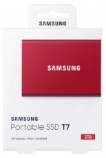 SAMSUNG 2000GB USB 3.2 (MU-PC2T0R/WW) T7 külső SSD - piros Egyéb - Nem forgalmazzuk ! - 369785