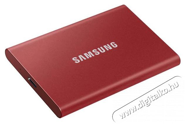 SAMSUNG 2000GB USB 3.2 (MU-PC2T0R/WW) T7 külső SSD - piros Iroda és számítástechnika - Adattároló / merevlemez - Külső SSD