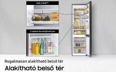 SAMSUNG RB38A6B1DCE/EF alulfagyasztós hűtőszekrény - bézs Konyhai termékek - Hűtő, fagyasztó (szabadonálló) - Alulfagyasztós kombinált hűtő - 371216