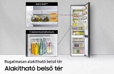 SAMSUNG RB34A7B5DS9/EF alulfagyasztós hűtőszekrény Konyhai termékek - Hűtő, fagyasztó (szabadonálló) - Alulfagyasztós kombinált hűtő - 371215