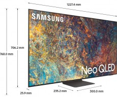 SAMSUNG QE55QN95AATXXH Ultra HD QLED Smart televízió Televíziók - LED televízió - UHD 4K felbontású - 371213