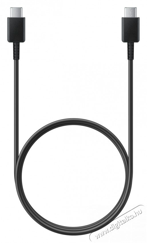 SAMSUNG EP-DA705BBEG Type-C - Type-C kábel, fekete Mobil / Kommunikáció / Smart - Mobiltelefon kiegészítő / tok - Kábel / átalakító - 369840
