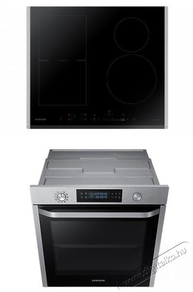 SAMSUNG NV75K5541RS/EO Beépíthető sütő + samsung NZ64H57479K/EO Indukciós főzőlap Konyhai termékek - Sütő-főzőlap, tűzhely (beépíthető) - Sütő-főzőlap szett (beépíthető) - 359798