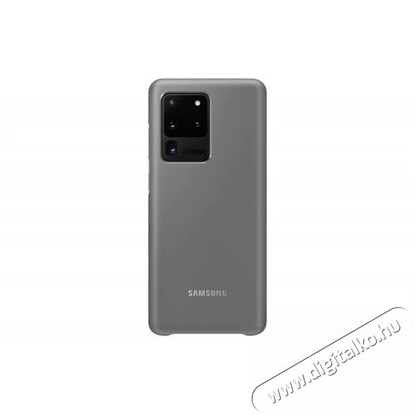 SAMSUNG EF-KG988CJEGEU Galaxy S20 Ultra LED hátlap - szürke Mobil / Kommunikáció / Smart - Mobiltelefon kiegészítő / tok - Tok / hátlap - 379813